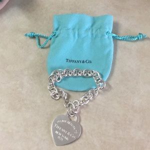 Tiffany Silver Heart Bracelet